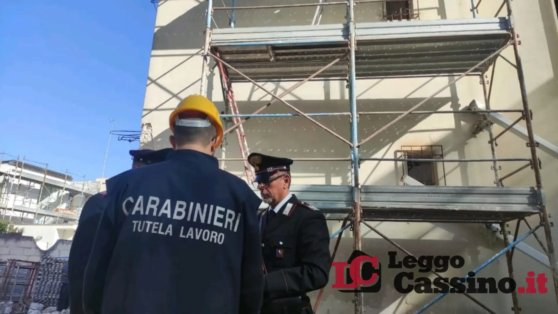 Controlli estivi sul lavoro nel cassinate: sanzioni e sospensioni per irregolarità