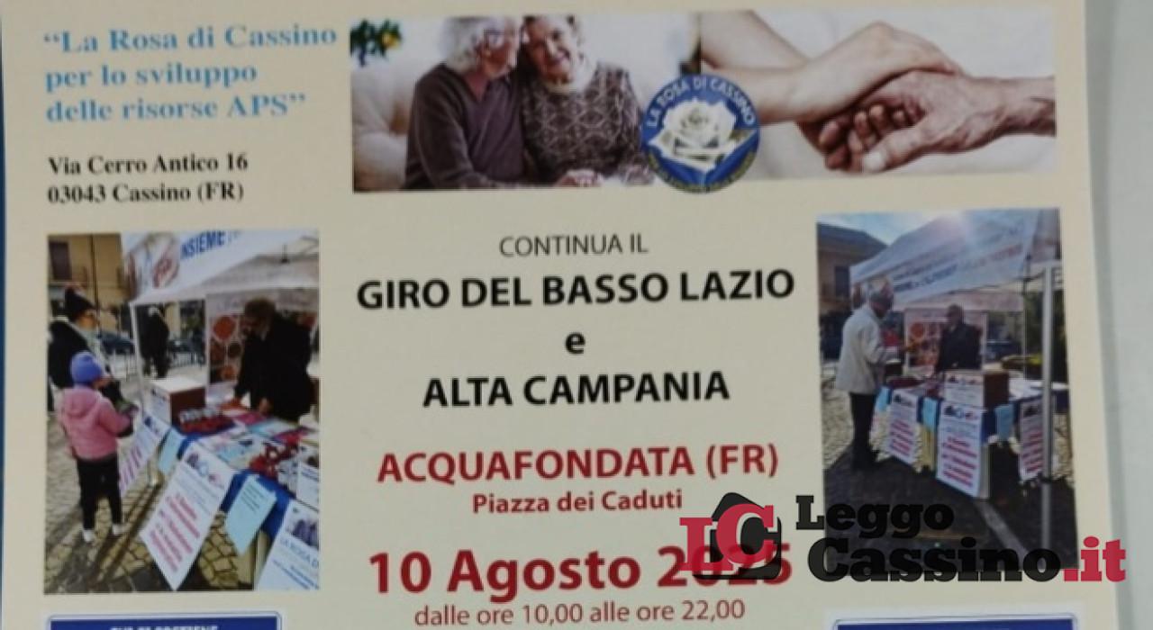Continua il Giro per l'Alzheimer con il Gazebo informativo nel Basso Lazio e Alta Campania
