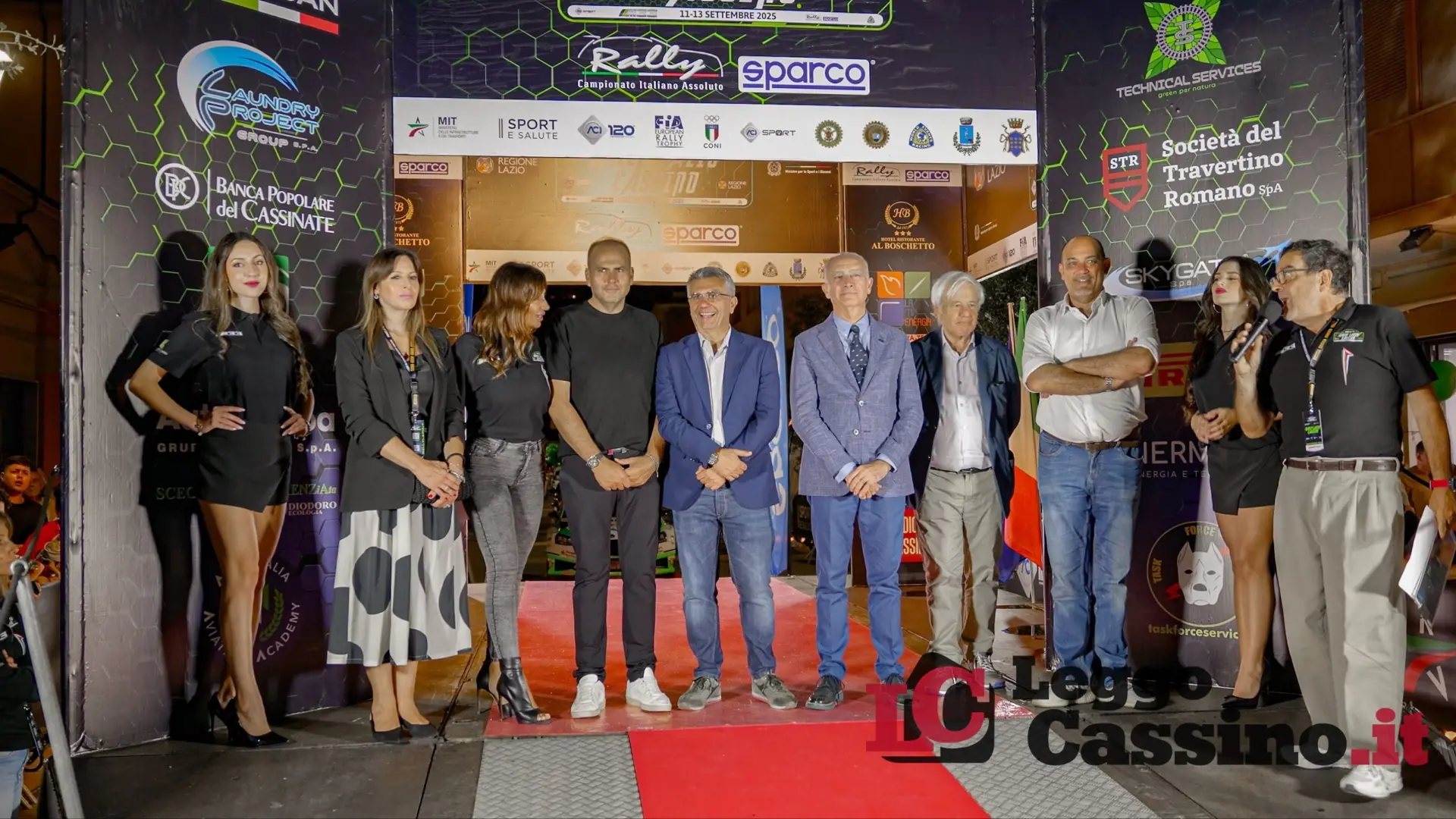 Partito il Rally del Lazio Cassino: rombo di motori nell'isola pedonale