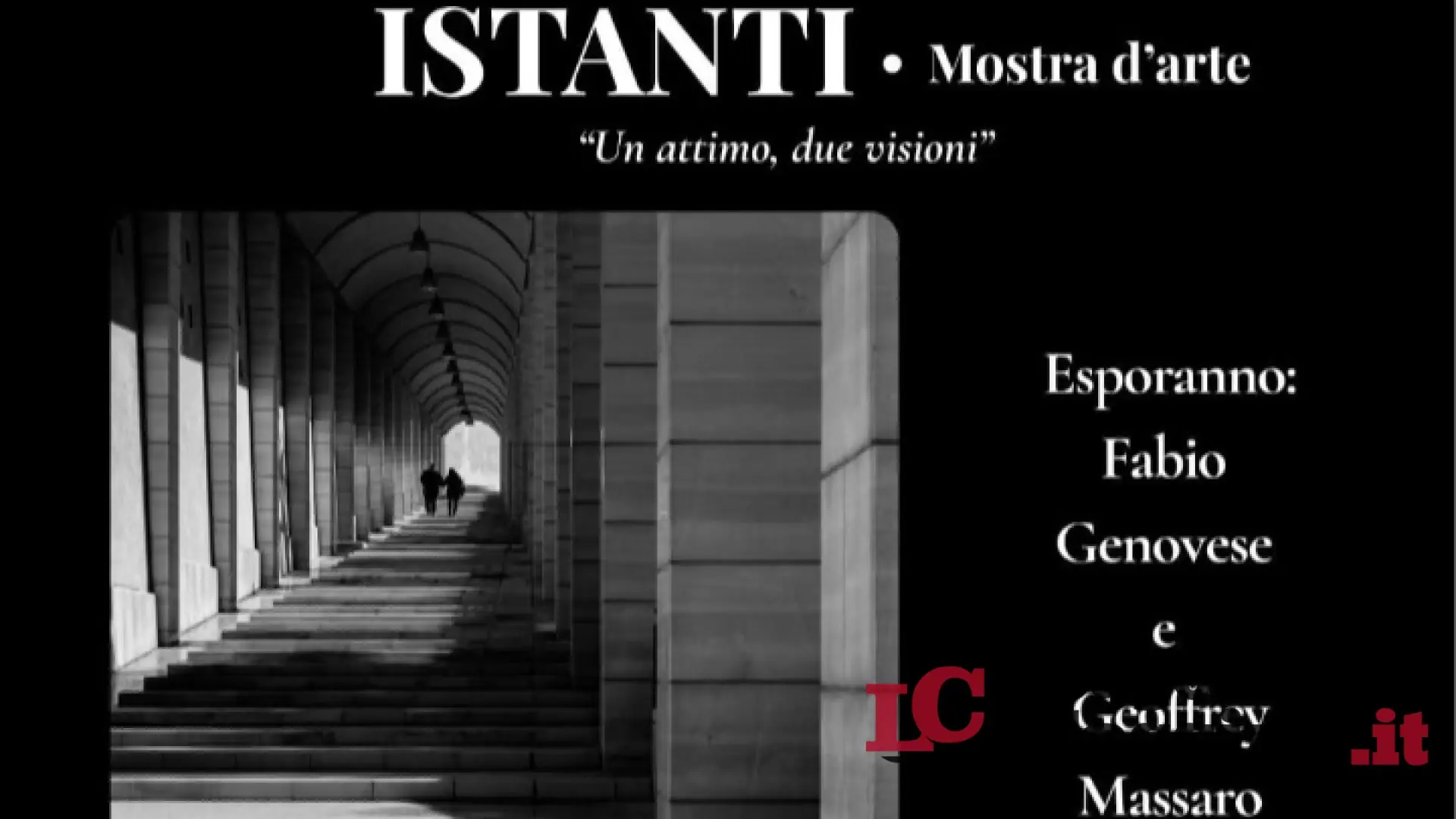 “Istanti. Un attimo due visioni” il 10 ottobre al Palazzo della Cultura alle ore 17