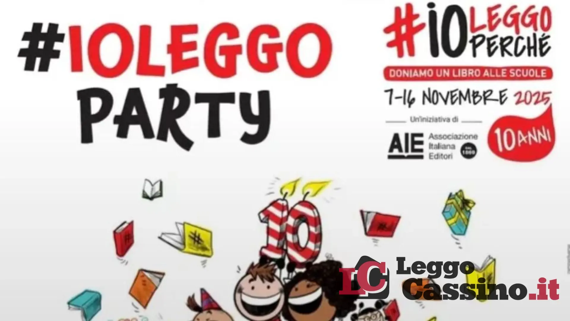 Il futuro si legge: si conclude con successo il decennale di "Io leggo perché"