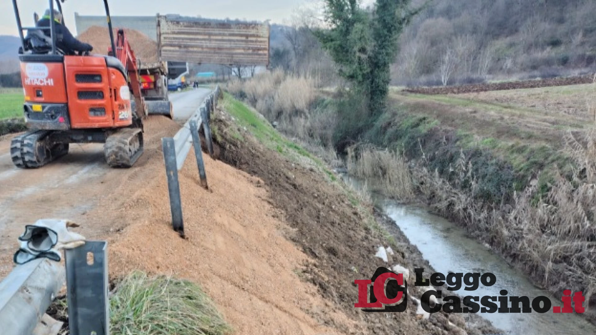 Anbi Lazio: a Castelliri, conclusi i lavori di ripristino della frana spondale sul canale Forma Taverna