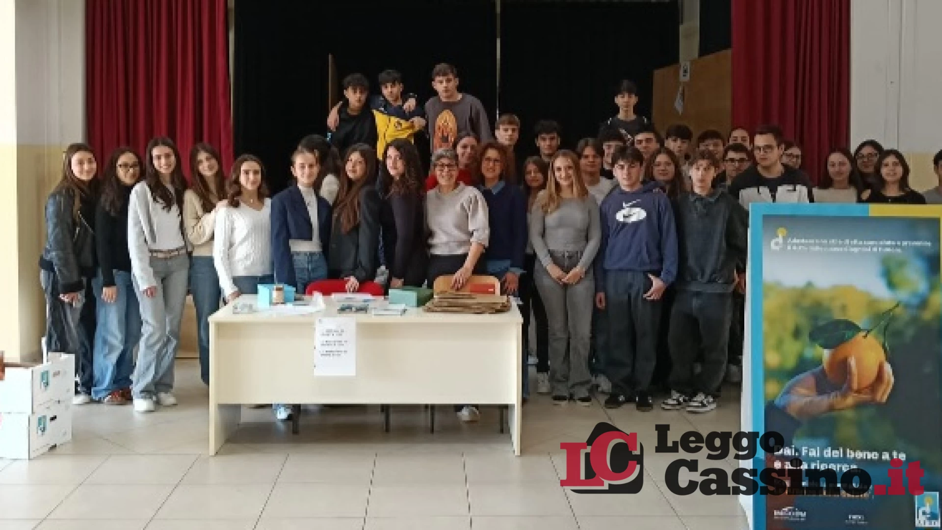 Il Liceo Scientifico "G.Pellecchia" di Cassino si distingue anche per il sociale