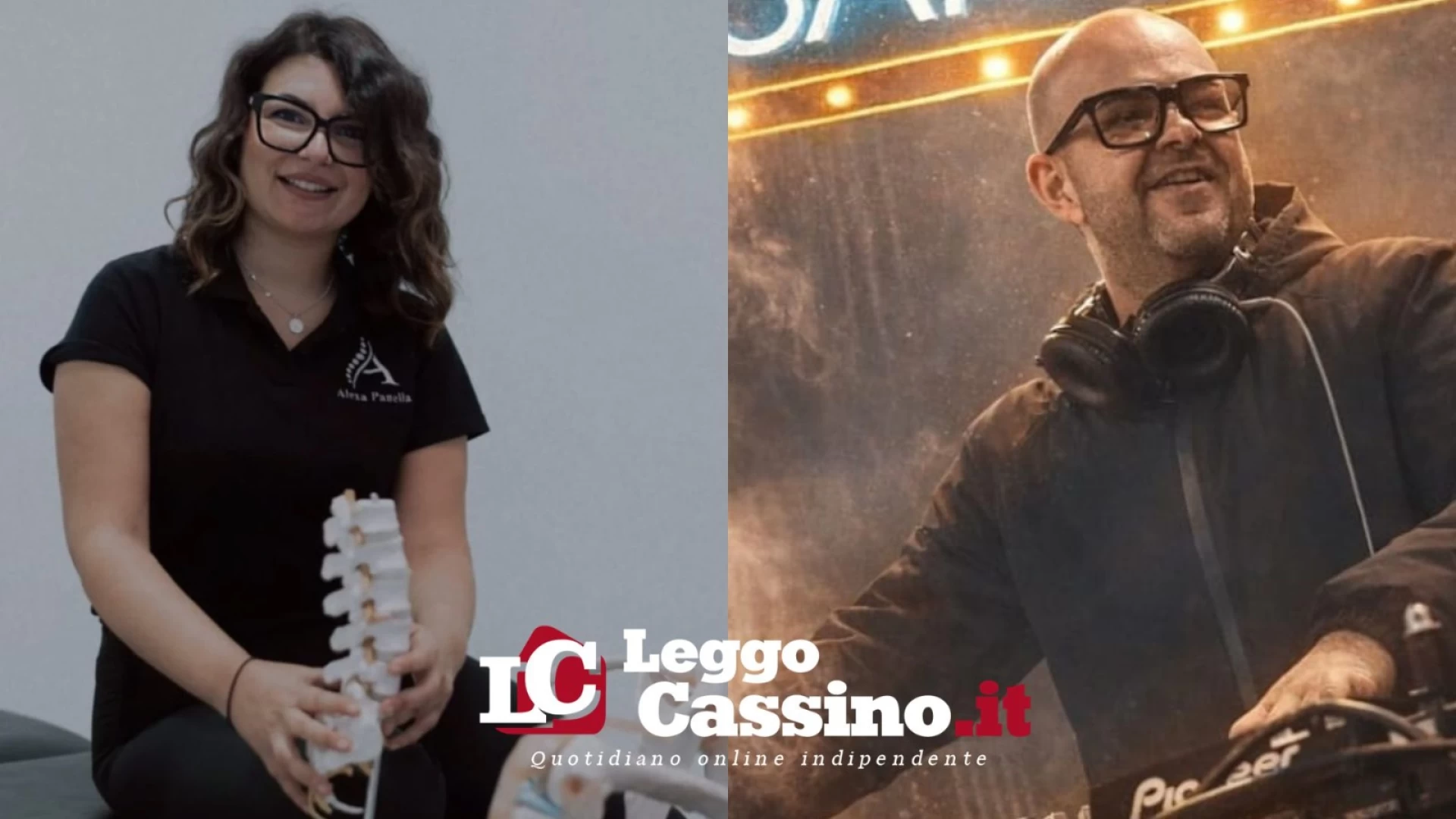 Alexa Panella di Roccasecca e Dj Gabry P di Pontecorvo a Sanremo