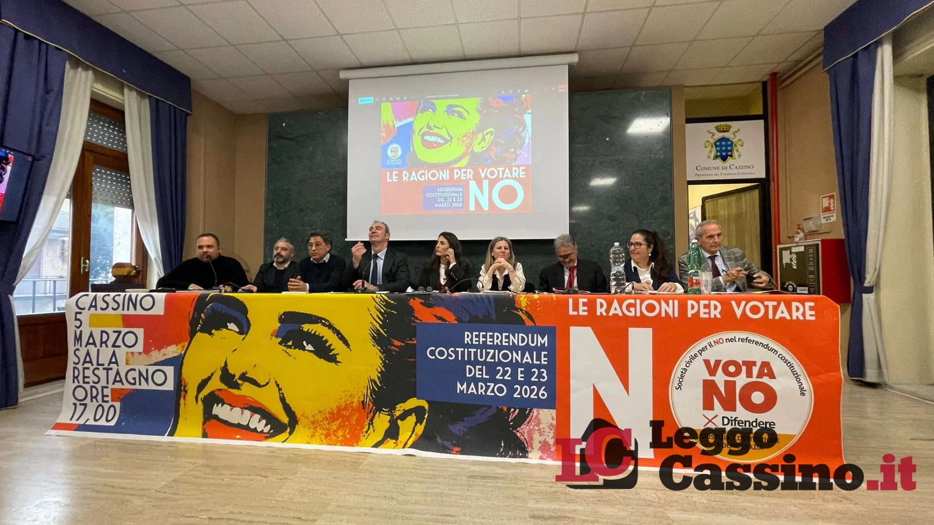 Riforma della giustizia o "Cavallo di Troia"? A Cassino il fronte del NO schierato a difesa della Costituzione