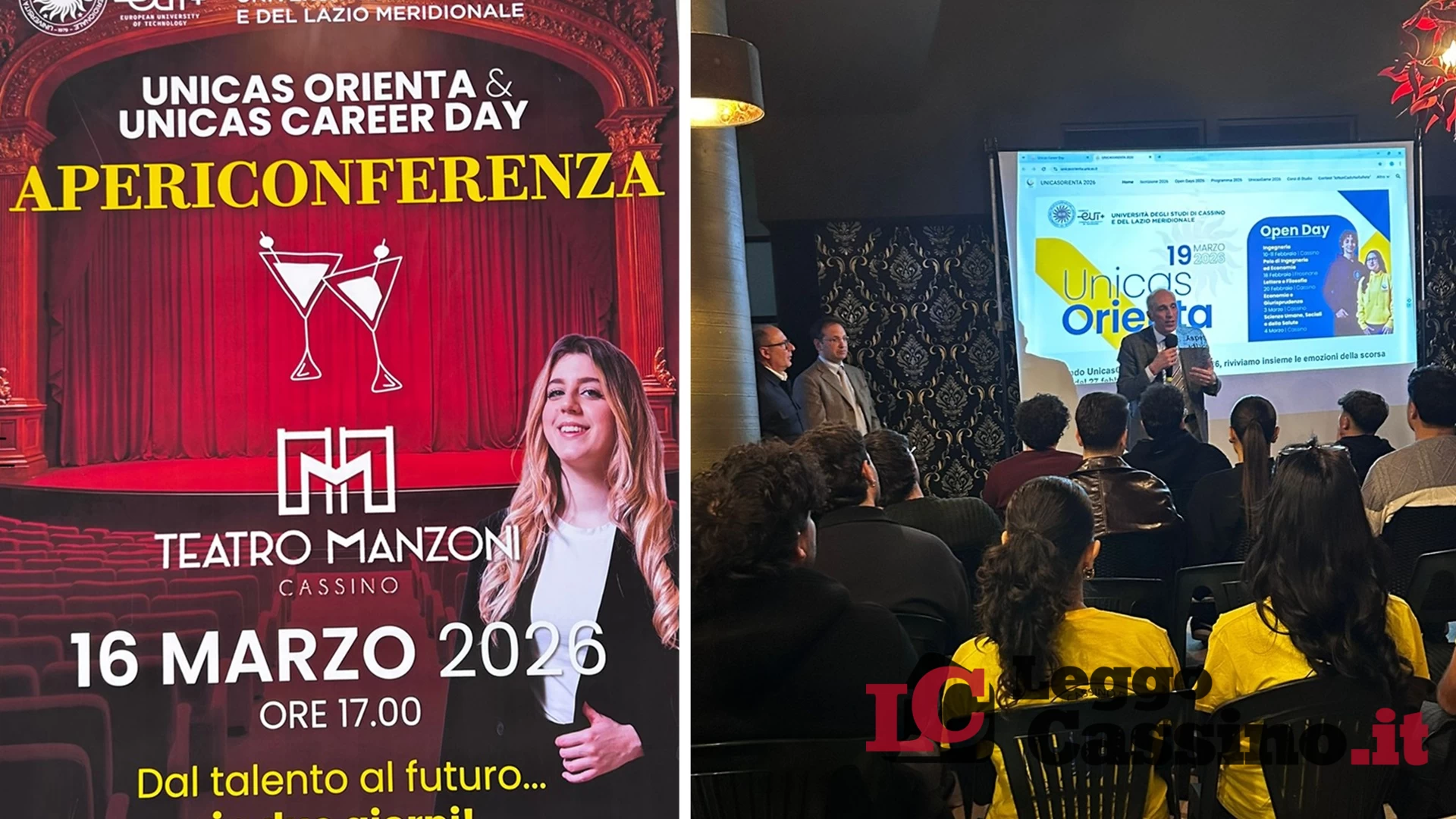 Unicas Orienta a Career Day: l'apericonferenza di presentazione
