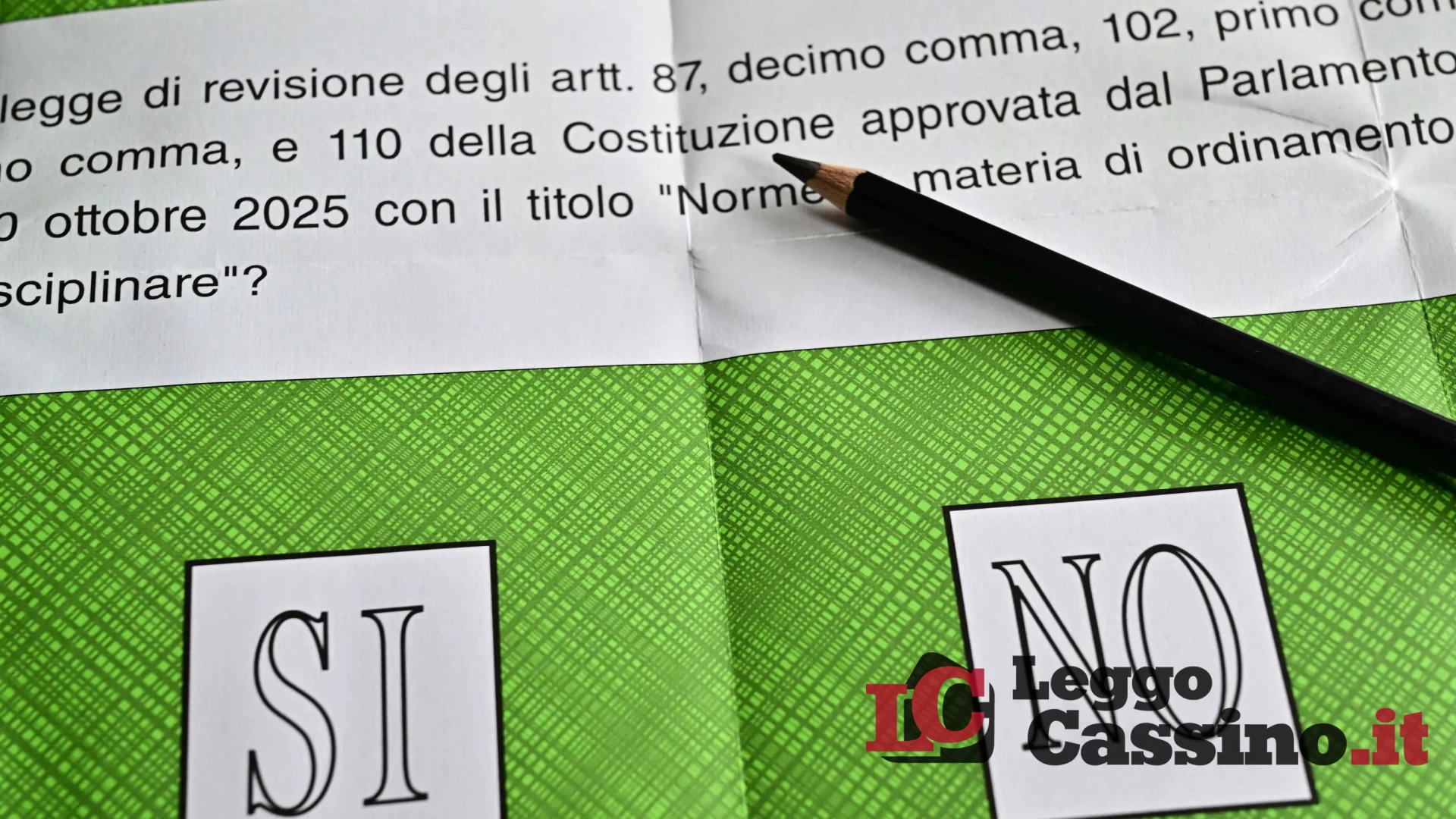 Referendum Giustizia, la Ciociaria va controcorrente: vince il Sì. Ma non a Cassino