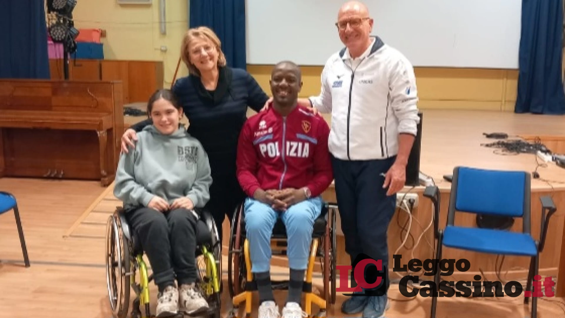 Gli studenti del Liceo Varrone incontrano il campione paralimpico Amelio Castro