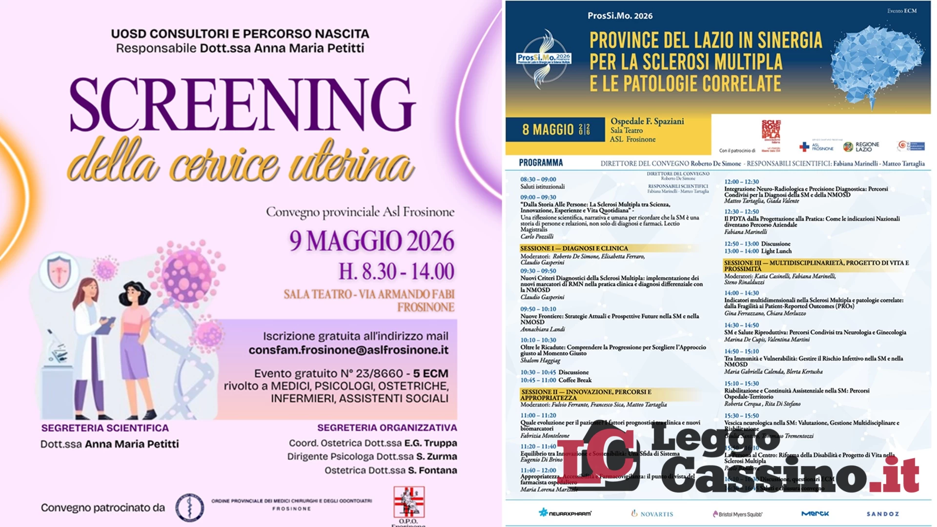 ASL Frosinone: un maggio dedicato alla formazione e alla pre...