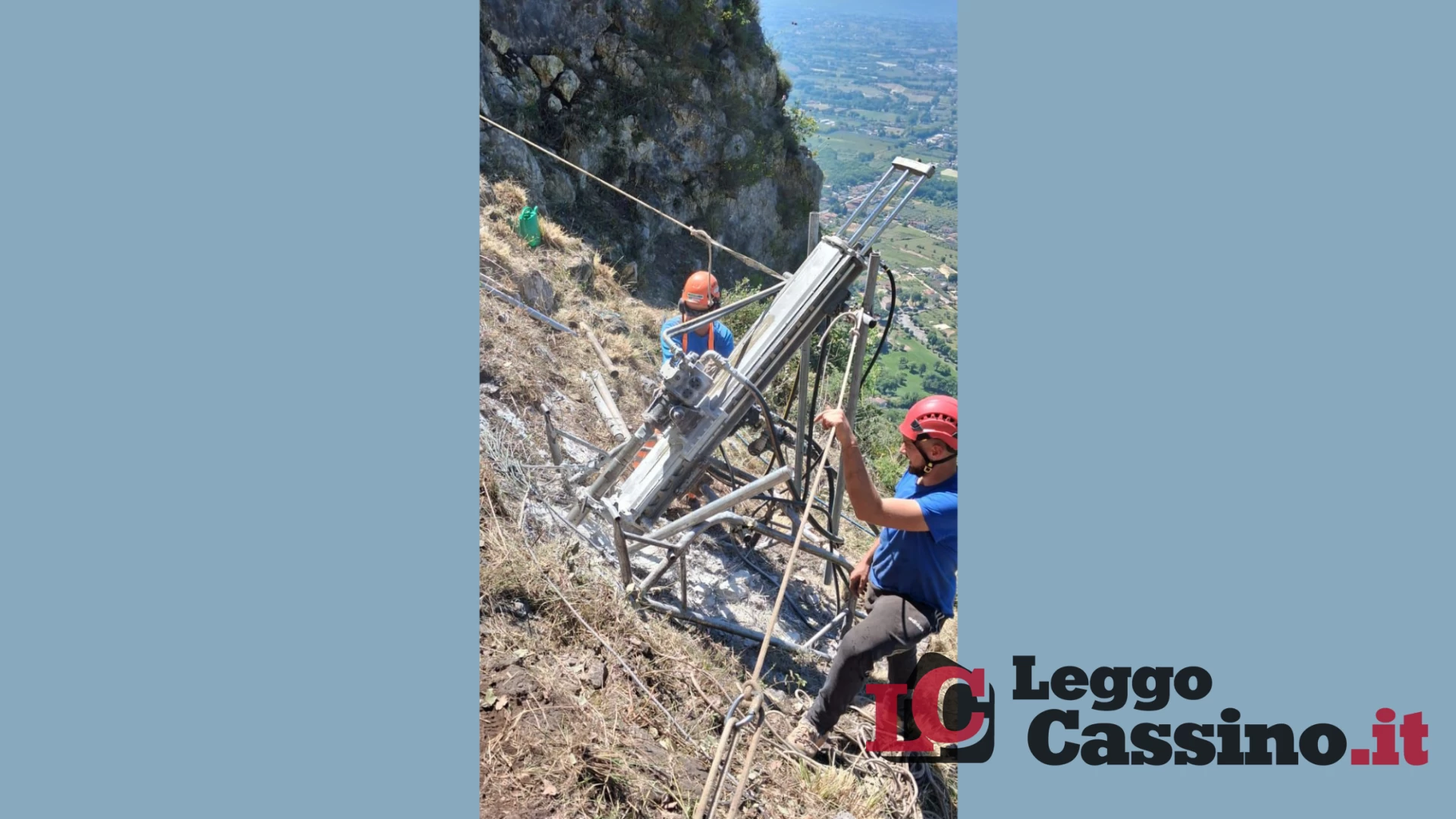 Monte Asprano: al via i lavori di consolidamento della parete rocciosa