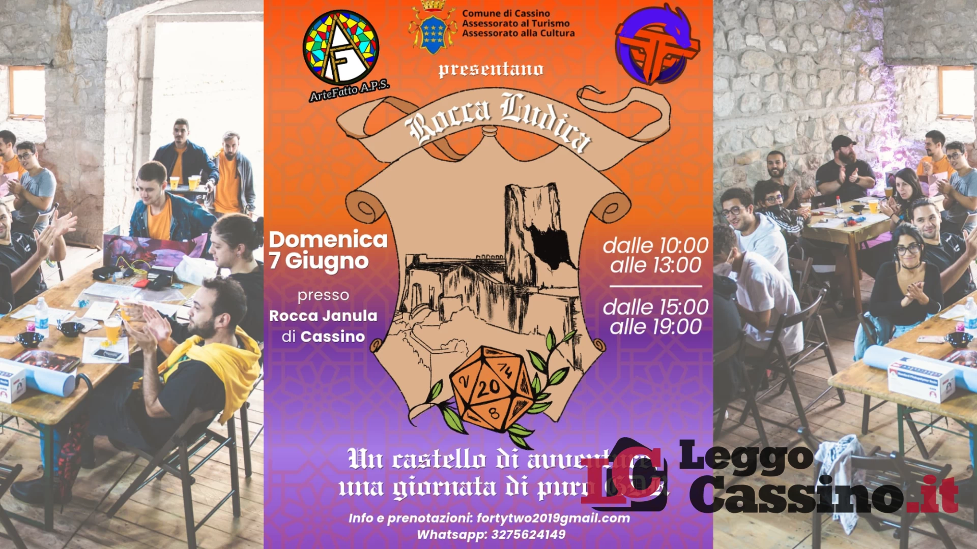 Rocca Ludica: torna l'evento aperto a  tutti per vivere nuove avventure attraverso il gioco