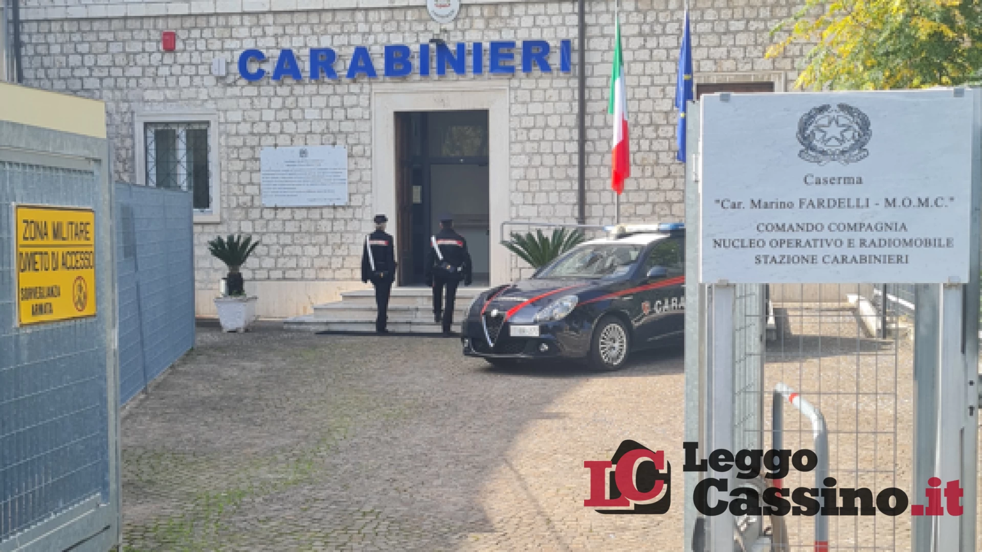 Controlli tra Cervaro e Cassino: Daspo a un ventenne di Vall...