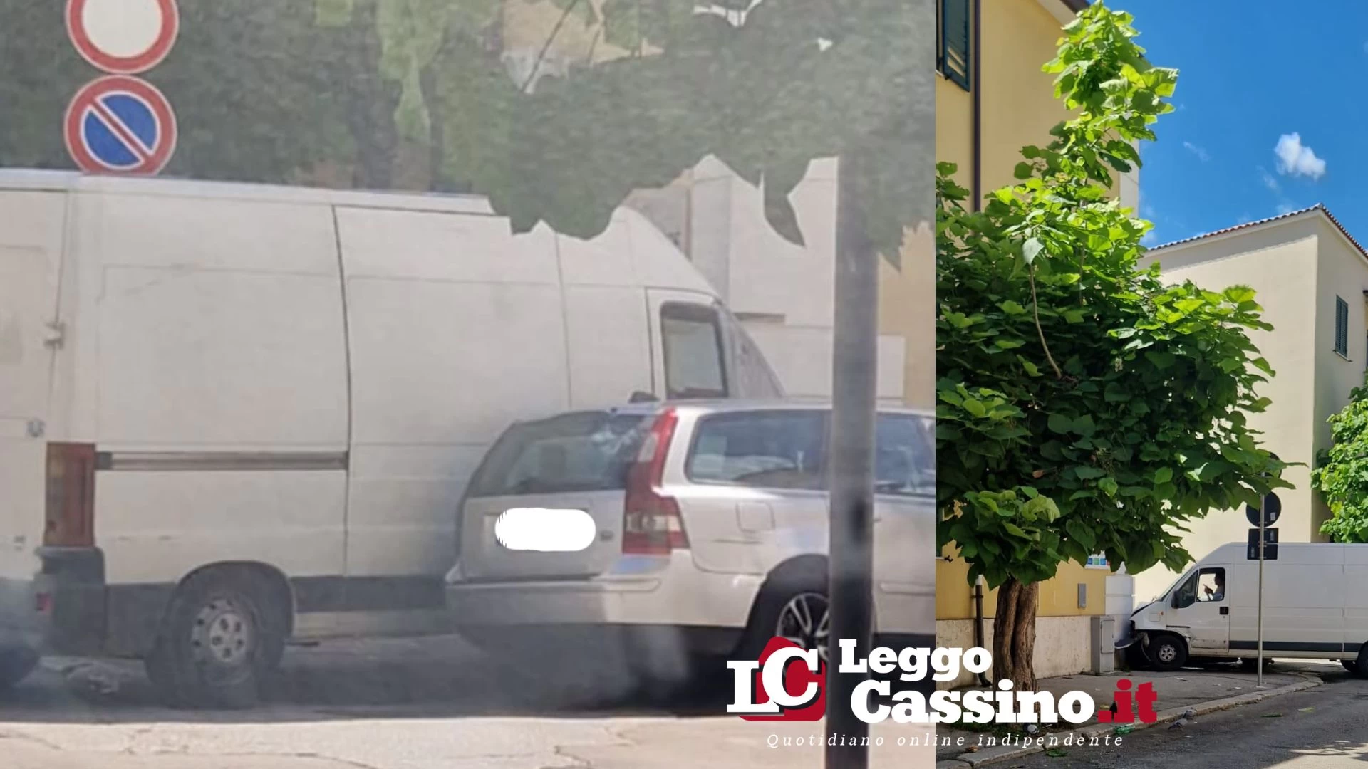Cassino, scontro violento tra via Rossini e via Verdi: nessu...