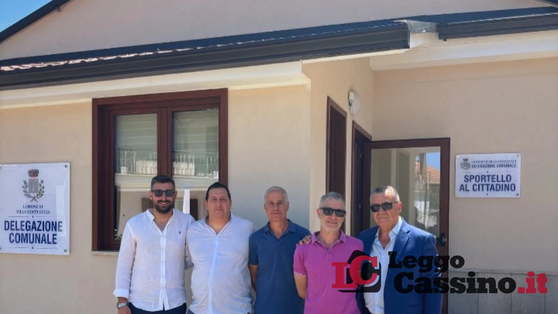 Villa Santa Lucia, inaugurata la nuova sede comunale distacc...