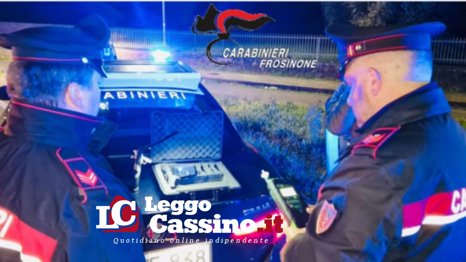 Controlli straordinari nel Cassinate: arresto, alcol alla gu...