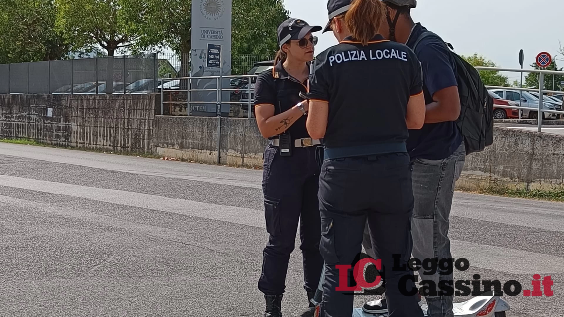 Monopattini, blitz della Polizia Locale  di Cassino alla Fol...