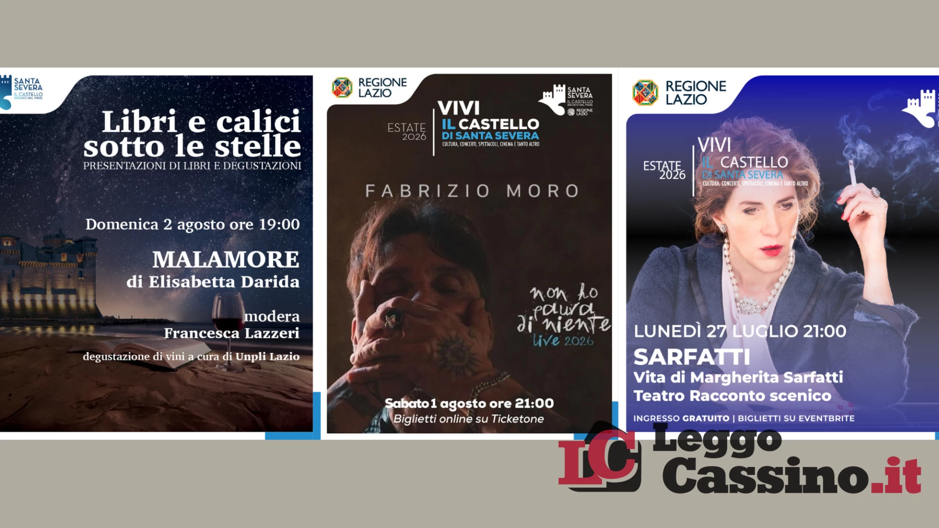 Al Castello di Santa Severa parte una nuova settimana di eventi