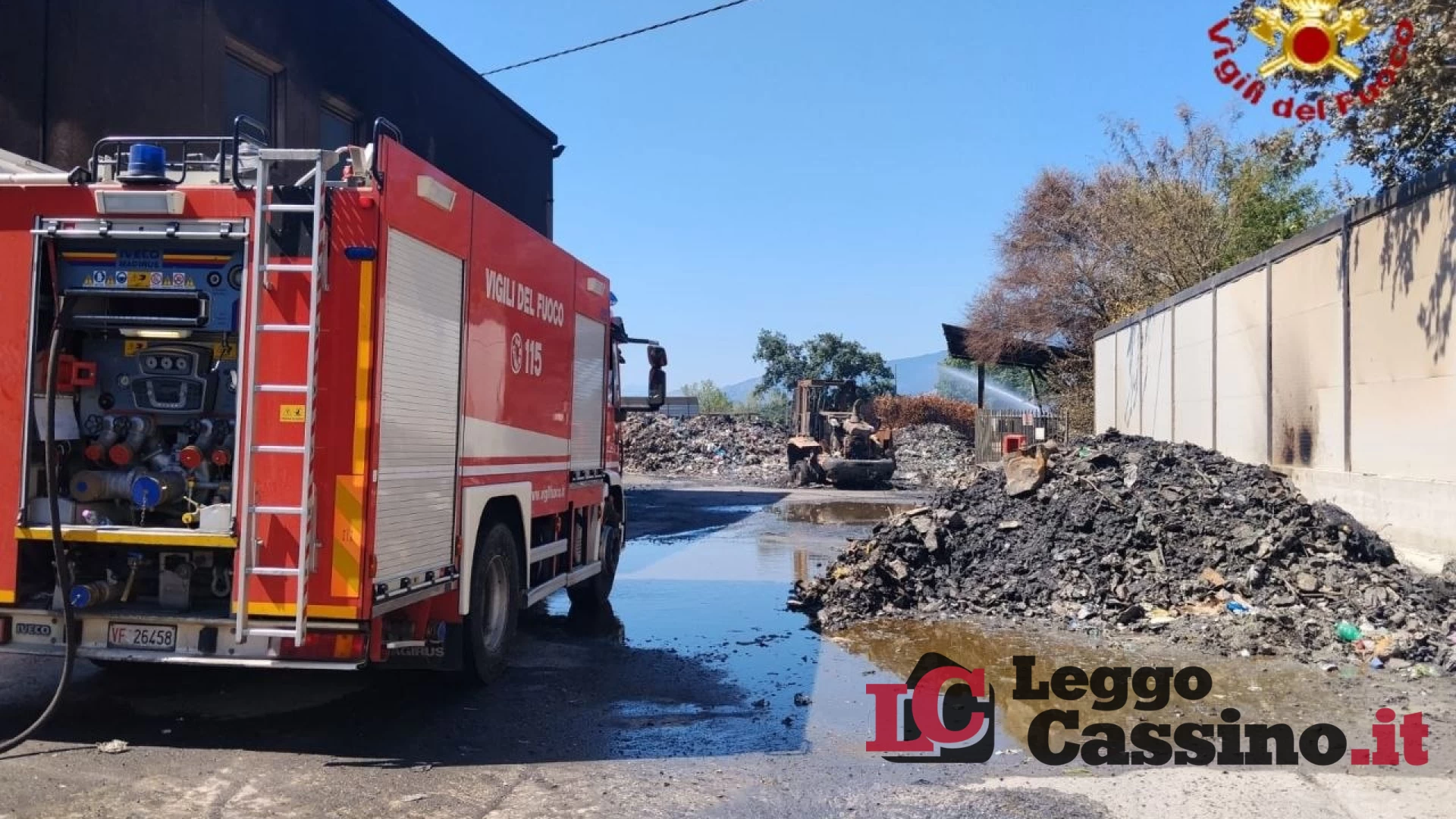 Incendio Remat a San Giorgio a Liri, D'Amato porta il caso in Consiglio regionale