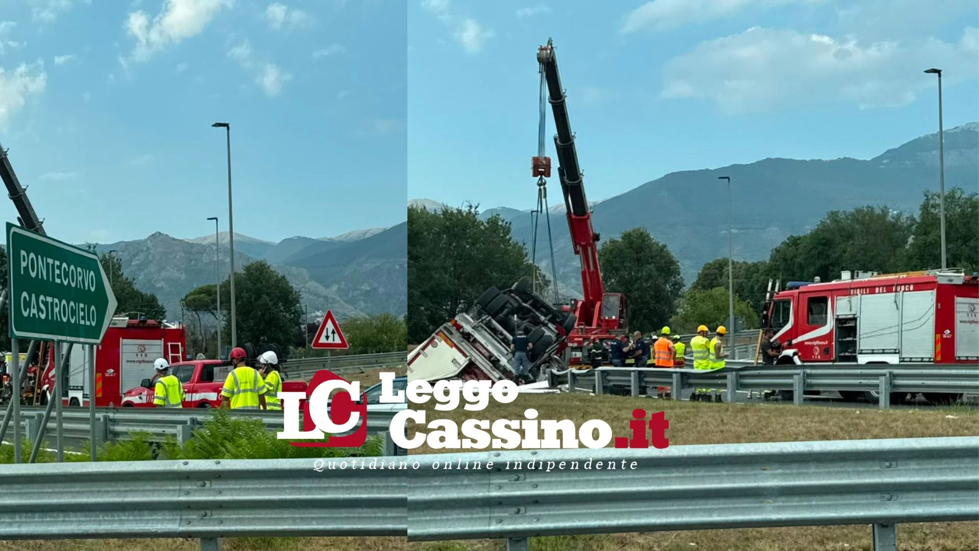 Tragedia sull'Autostrada del Sole: camionista muore nello schianto al casello di Pontecorvo