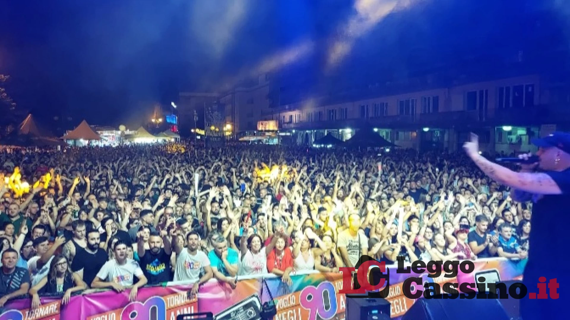 Cassino, festa di fine estate in piazza Corte sulle note della musica anni Novanta
