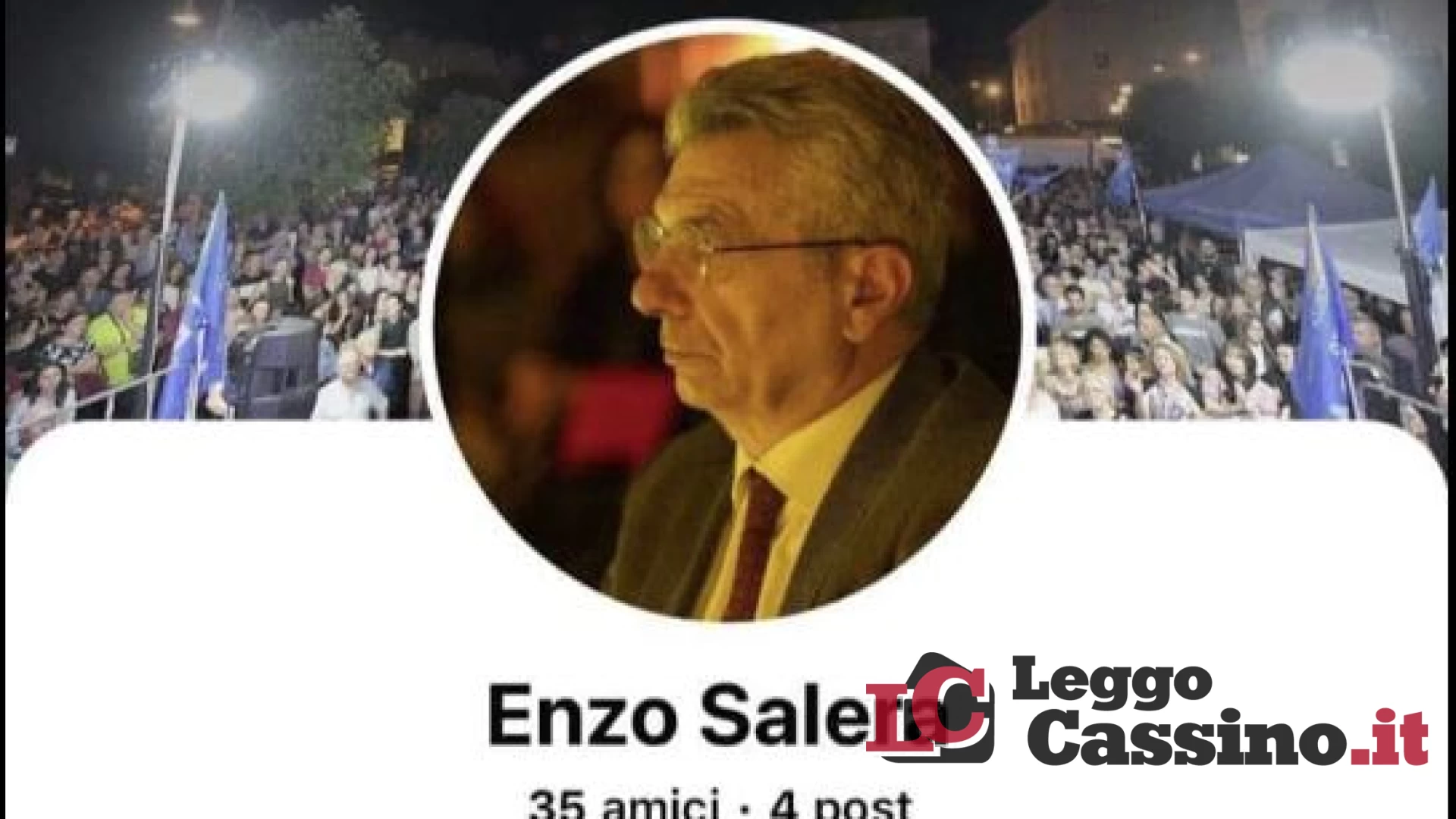 Cassino, spunta un profilo fake del sindaco Enzo Salera: "È falso, segnalatelo"