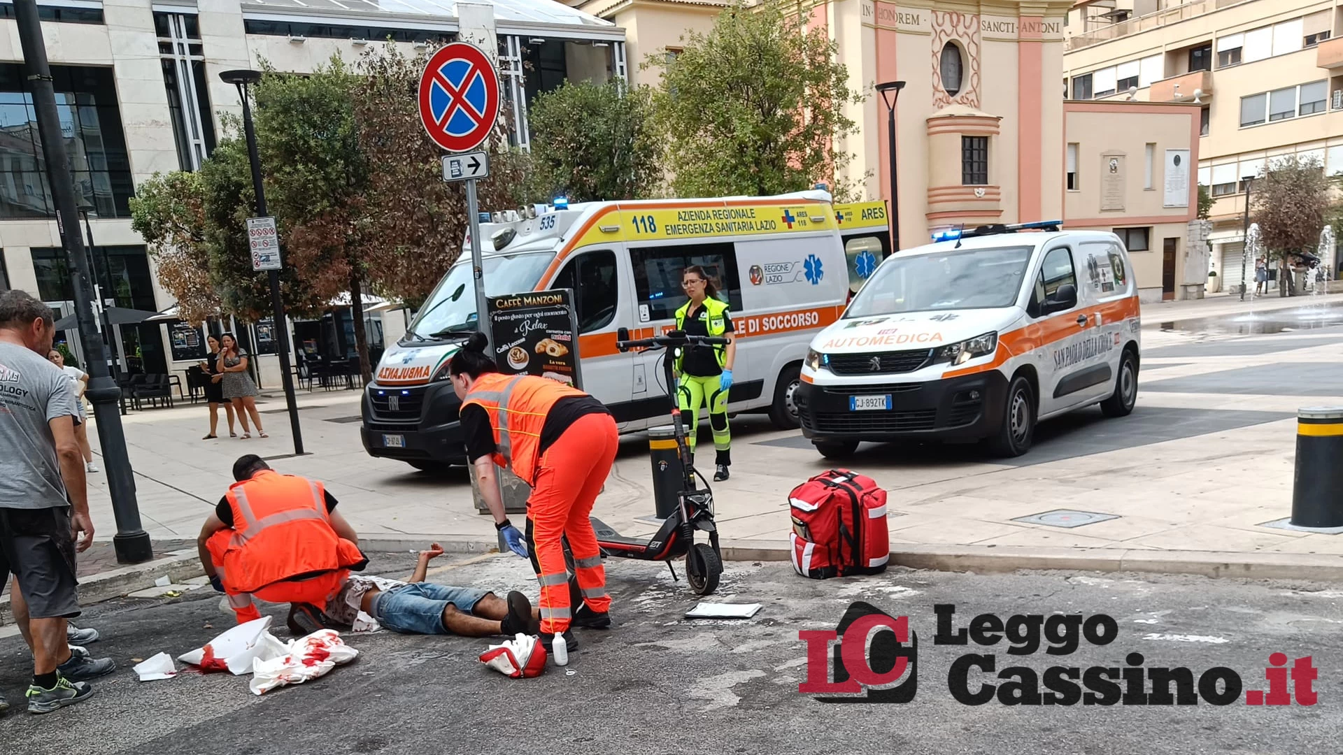 Cassino, perde il controllo del monopattino e finisce con il...