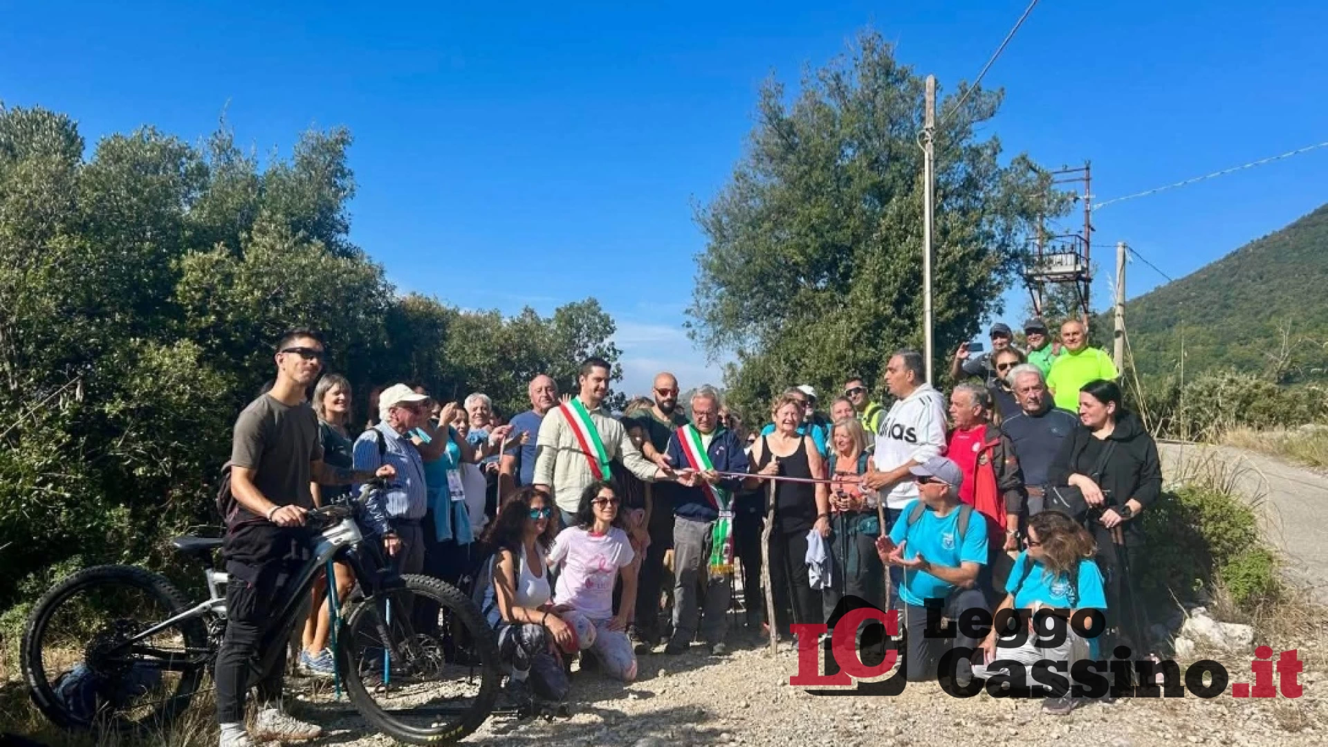 Castrocielo e Colle San Magno, inaugurato il Sentiero della...